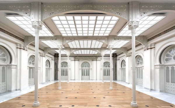 Salón de Cobradores en el Banco de España