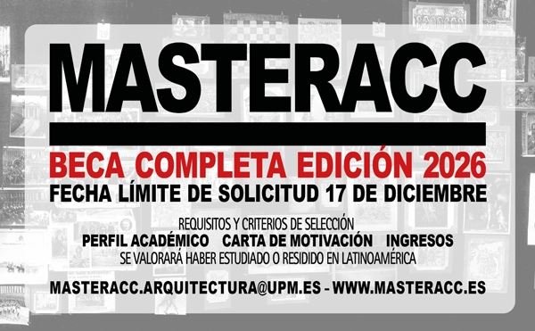 Abierto plazo de inscripción del MASTERACC